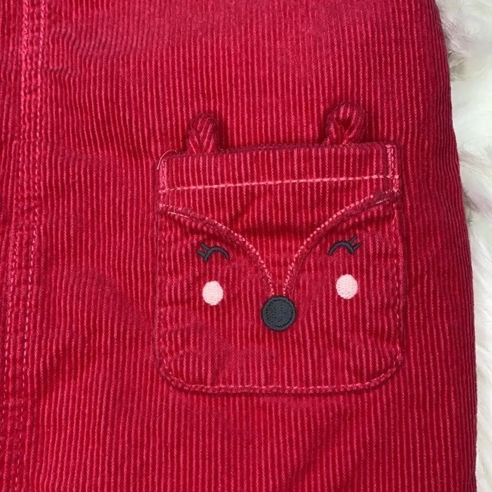 Carter’s Corduroy Overall Dress W Floral Top 24M